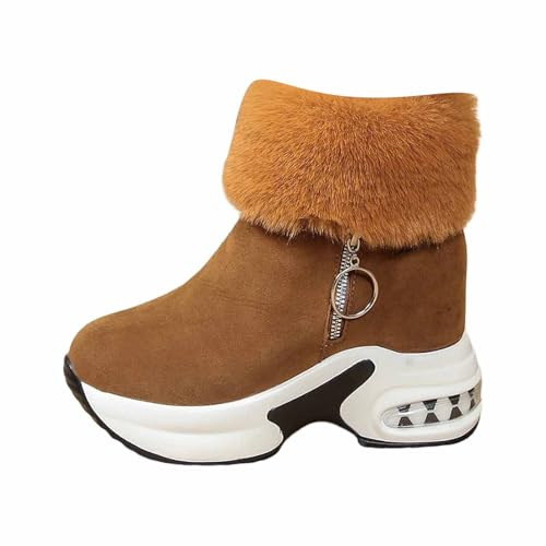 Generico Stivali Da Neve Donna Impermeabili Scarpe Da Neve Dopo Sci Stivaletti Antiscivolo Doposci Con Fodera Scarponi Invernali Termiche Calde Snow Boots Imbottiti Per All'Acqua Trekkin