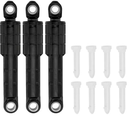 Compatible LG Washer Shock Absorber Kit 383EER3001V Fit on LG Front Load Washing Machine and Kenmore Elite Washer Models 383EER3001S 4901ER2003A Includes 3 Shock Absorbers + 6 Mounting Pins