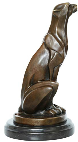 Bronsskulptur gepard i antik stil bronsfigur staty - 29,7 cm