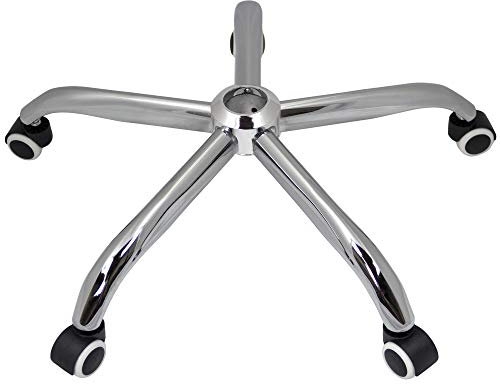 Charles Jacobs Replacement Office Chair Star Base in Chrome with Castor Wheels