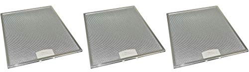 Cooker Hood Metal Mesh Grease Filters Pack of 3 compatible with AEG Beko