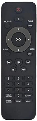 FUZYXIH Télécommande universelle pour lecteur DVD DVP5990 DVP5986 DVP3800/93 DVD2886/93 DVP3000/93 DVP3386K