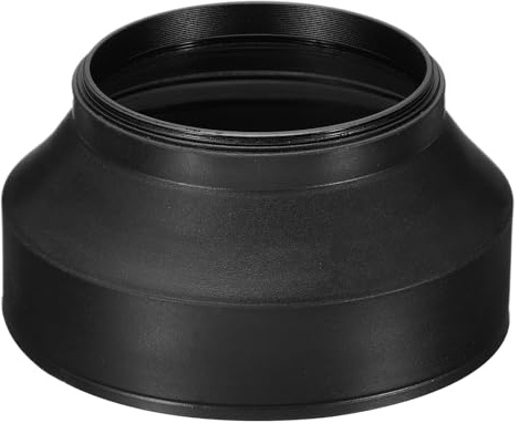 PATIKIL 72mm Camera Lens Hood, Rubber Collapsible Lens Protector Anti-Reflection Blocks Excess Sunlight Enhance Camera Photography for Nikon, for Fujifilm, for Pentax, for Leica