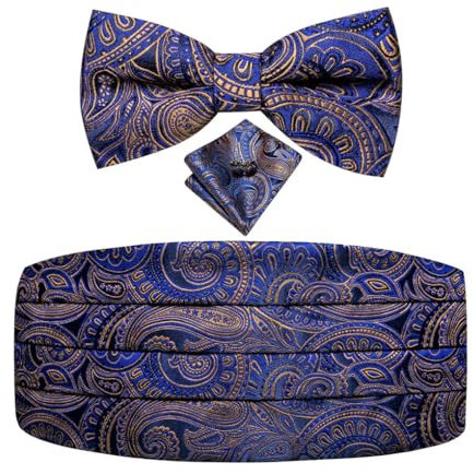 Luxuriöser Kummerbund mit Fliege, formeller Smoking-Korsett, elastischer Gürtel für Herren, Hochzeit, Kummerbunds, YF-2038, Einheitsgröße