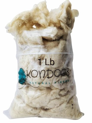 1 libbra di lana di pecora grezza lavata corta fibra naturale noil w/detriti per riempire cuscino cuscino giocattoli asciugatrice palle bambole infeltrimento battuta miscelazione ago artigianato