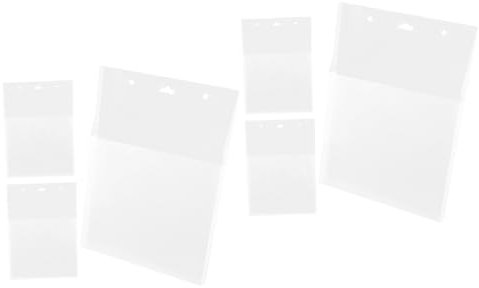 HOODANCOS 6 Stk Aufhängbarer Briefkasten Aktenhalter Zur Wandmontage Magazin Veranstalter Aufbewahrungstasche Zum Aufhängen Von Dokumenten Wandmappentasche Briefhalter Für Die Wand Plastik