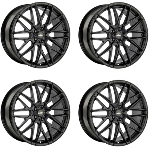 4x Oxigin Felgen 25 Oxcross 7.5x18 ET52 5x112 black matt kompatibel mit Mercedes A-Klasse B-Klasse CLA EQA GLA GLB Vito V-Klasse