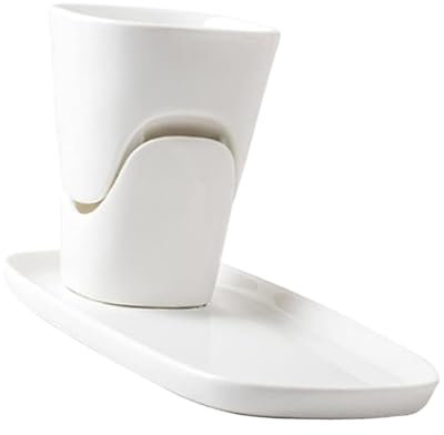 LOVIVER Mini Chocolate Fondue Pot, Ceramic Cheese Melting Pot, Chocolate Melting Bowl for Cheese, Home, Cooking
