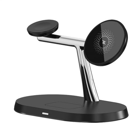 Cordless Phone Chargers, 15w Wireless Cordless Phone Charger, Magnetic Wireless Charging Stand, Charging Station Support, Multifunctional Desktop Phone And Watch Holder For Multiple Devices