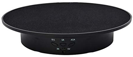 Banco di mostra girante girante 90/180 gradi motorizzato girante della piattaforma girevole del supporto per l'esposizione da collezione dei gioielli