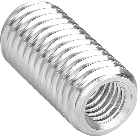 SHELIZI Raccord tôle filetée à Douille Insert INOX 304 – M2/M2.5/M3/M4/M5/M6/M8/M10/M12 – Adaptateur Filetage Interne Externe écrous vis 20Pcs M5*M10*8