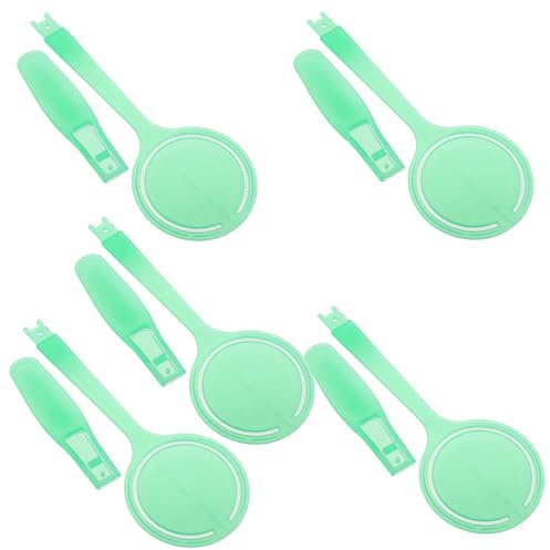 FRCOLOR 5stücke Teiliges Für Gesichtsbehandlung Feuchtigkeitsspendende Patting-sticks Mit Abnehmbaren Griffen Baumwollpad-halter Für Skincare-produkte Praktische Beautywtools Für Toner
