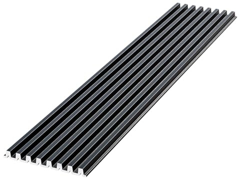 90 cm Aluminium Boden-Leiste - Türschwellen Leiste, Dicke Ca. 3,8 Mm, Schwellenrampen Für Türschwellenreduzierer, Türkantenverkleidung(Gray,40mm)