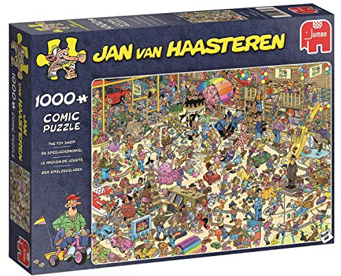 Jumbo, Jan Van Haasteren - Toy Shop, Jigsaw Puzzles for Adults, 1,000 piece