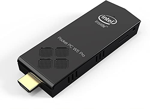 W5 Mini-PC Intel Atom Z8350 Windows 10-Computer-Stick 4 GB DDR3/64 GB eMMC-Unterstützung 4 KB HD, Dual-Band-WLAN, BT 4.2
