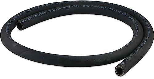 Fittingteile - Meterware Hitzebeständige Gummischläuche OLN M4M (bis +135°C) für Druckluft Vakuum Schmieröl (Schlauch Ø innen: 9,5 mm)