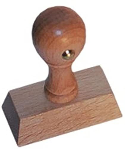 Kontierungsstempel auf Stempelholz, Größe 60X30 mm, Büro, Buchungsstempel, Rechnung geprüft