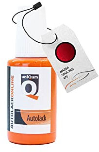 uniQum Autolack Lackstift fürs Auto für Mazda Soul RED 41V Autolack Reparatur 30 ml