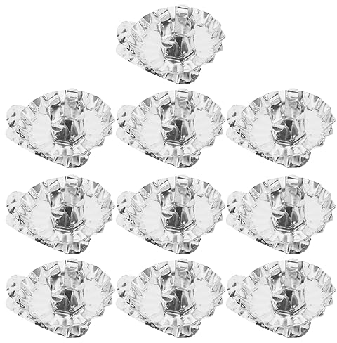 IMIKEYA 10stücke Kerzenhalterclips Für Weihnachtsbäume Metall-kerzenhalter Zum Aufstecken Kleine Kerzenständerhalter Für Weihnachtsfeiern
