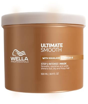 Wella Professionals Ultimate Smooth Hair Mask - Nourishing Hair Treatment With Squalane & Omega 9 - For Dry, Dull & Frizzy Hair (500ml)