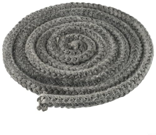 Joint de porte de poêle à bois 12 mm en fibre de verre, parfait pour brûleurs à granulés et bûches (2 m)