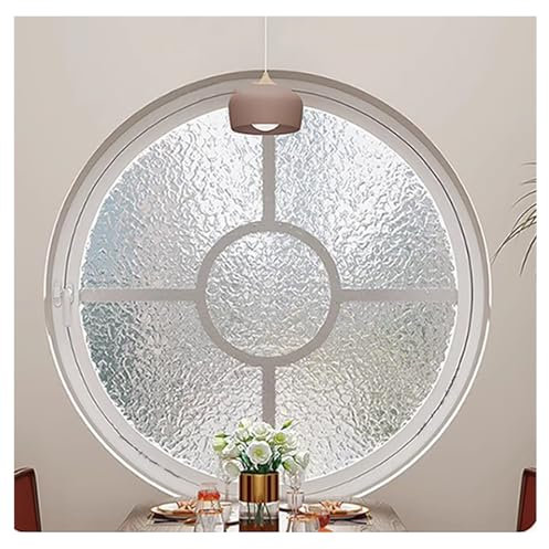 Fenêtre Fenêtre Ronde Rotative À Axe Central, Fenêtre De Ventilation En Verre Trempé De 5 Mm D'épaisseur, Hublots De Remplacement Pour Fenêtres De Hangar Pour Entrées Et Cloisons De Toit De Grenier(Wh