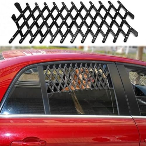 WDMNAO Valla para Ventana de Coche de Viaje para Perro para BYD Tang EV (7 Seats) 2021 2022 2023 2024 2025, Rejilla Ventilación para Perros, Barrera de Seguridad para Ventanas de Coche