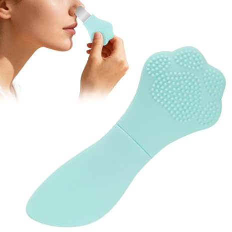 Spatola Viso A Doppia Punta Per Detersione Manuale | Pulitore Naso A Di Gatto Strumenti Facciali Scrubber Per Naso Fronte Mento Donne Uso Quotidiano Viaggio Pulizia Pre Trucco