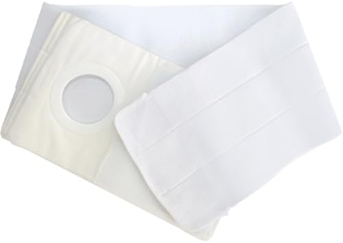 Stomiband, Andningsbara Stomiband För Män Och Kvinnor, 5 Cm Hål, 15 Cm Brett Universalband För Buk, Minskar Parastomalt Bråck