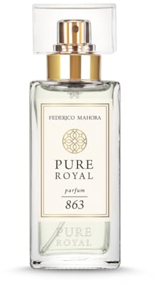 Perfume Pure Royal 863 Femenino 50 ml – Fragancia Chipre Floral con Naranja, Neroli, Patchouli y Acorde de Coñac – Alta Concentración 20% – Intensa y Duradera