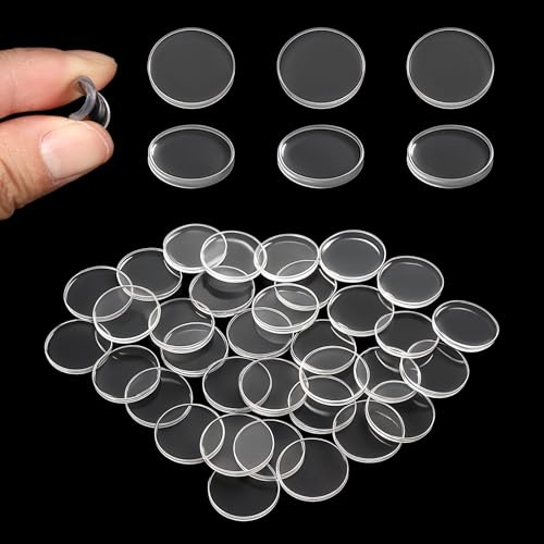 50 Stück Elastikpuffer Transparent Rund Durchmesser 15 mm X Stärke 2mm, Möbelpuffer Gummifüße Selbstklebend, Schutzpuffer Anschlagdämpfer Silikonpuffer