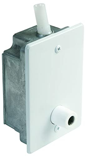 Cambesa 41401 Torno empotrado 80k, blanco, 80 | Torno de manivela para persiana enrollable pesada, con final de carrera; incluye placa embellecedora, manivela y tornillos