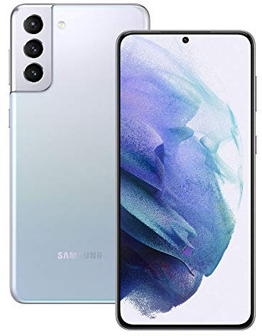 Samsung Smartphone Galaxy S21+ 5G, Display 6.7 Dynamic AMOLED 2X, 3 fotocamere posteriori, 256 GB, RAM 8GB, Batteria 4800mAh, Dual SIM + eSIM, (2021) [Versione Italiana], Argento (Phantom Silver)