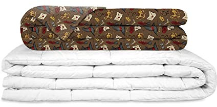 Gravity Therapiedecke Gewichtsdecke Incl. Baumwolle-Bezug Schlaufen Bezugssystem mit Reißverschluss - Zauberei Edition - Schwere Decke für Erwachsene/Jugendliche 150x220cm 8 kg