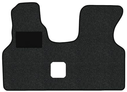 Fußmatten passend für VW T4 Typ 70, 7D 3-Sitzer Schaltgetriebe (Baujahr 1990-2003), Hit anthrazit | 1-TLG | Umrandung schwarz