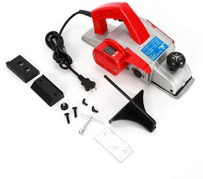 Elektrohobel Handhobel Hobelmaschine Hobel Elektrisch Electric Wood Hand Planer Robustes GehäUse Holzhobel Abrichthobel Hobeltiefe Falzhobel Stufenhobel Breite 1300W FräSen Balkenhobel Einhandhobel