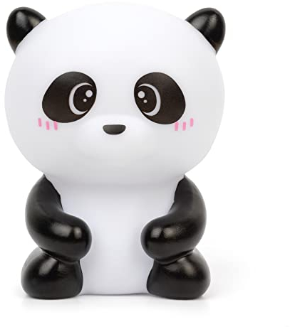 Legami - Luce notturna per Bambini, 4 Colori, Batterie incluse, 20 Ore di Autonomia, 9x11,5 cm, Tema Panda