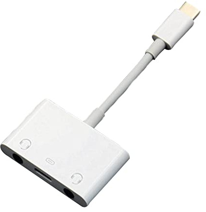 Carte son externe Type-C 3,5 mm Interface audio stéréo Adaptateur pour écouteurs, haut-parleurs, ordinateurs