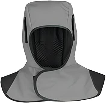 Colcolo Full Protective Welding Hood Reusable Inner Mesh Fireproof Breathable Welding Hood Dustproof Washable for Welder Cover FR Headgear, Gray, 42x40cm