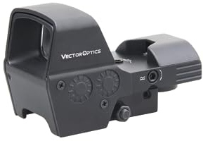 Vector Optics SCRD-48 Omega 1x23x35 Multi Reticle Rotpunkt Visier für Sport, Airsoft und Jagd, Luftgewehr, Ziel-Visier, Reflex-Visier, Red-Dot zum zielen