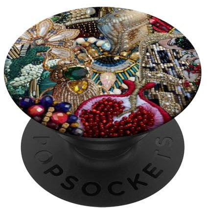 Vintage Mosaic Collage Scrapbook Tiles Y2K Eclectic PopSockets Adhesive PopGrip
