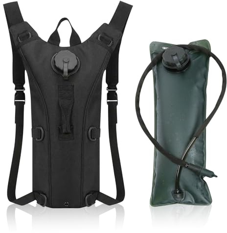 WANDGU Sac à Dos d’Hydratation avec Poche à Eau 3L Sac à Dos de Vélo : Sac à Dos d’Hydratation Ultraléger, Sac à Dos Étanche de Course, Sac à Dos Réglable pour la Course