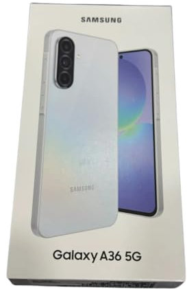 Samsung Galaxy A36 5G, Smartphone con Funzioni intelligenti, Display Super AMOLED 6.7, 6GB RAM, 128GB, Camera 50MP, Batteria 5.000 mAh, IP67, Awesome White (SAMSUNG A36 5G A366B/DS AWESOME WHITE 6/1
