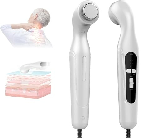 Ultraschall-TherapiegeräT Tragbar: 3 Stufen, 4cm² FläChe, 5/10/15 Min Timer - Schmerzlinderung FüR Muskeln, RüCken, Schultern & Gelenke – Portables MassagegeräT FüR KöRpertherapie