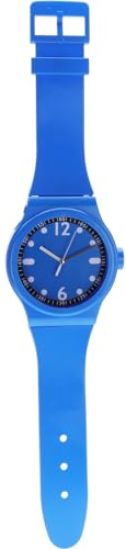 Jack Stonehouse Giant Kids Watch Clock | Bright Educational Colourful & Fun | Watch Style Clocks for Childrens Bedroom Play Room Nursery | 4 Colours to Choose (Blue)