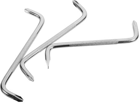 Lurrose 3 Pezzi Cacciavite a Forma Di Z. Cacciavite Ad Angolo Retto a 90 Gradi Antiscivolo Angolare Offset Acciaio Al Cromo Vanadio Argento