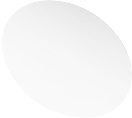 Healifty Bandeja Redonda de Acrílico con Espejo Pulido para Joyería y Decoración de Bodas como Centro de Mesa para Eventos y Tocador Diámetro Plateada