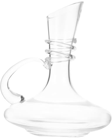 Cabilock Carafe à Vin Verre Design Élégant pour Maison et Décanteur Rapide et Facile à Nettoyer Accessoire pour Amateurs de Vin
