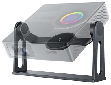 NexiGo Gimbal Skrivbordsstativ för Nova Mini Projektor, 360 Graders Justerbar Tilt, Kompakt och Stilren Design, Enkel Installation, Perfekt för Tak, Sovrum & Trädgård