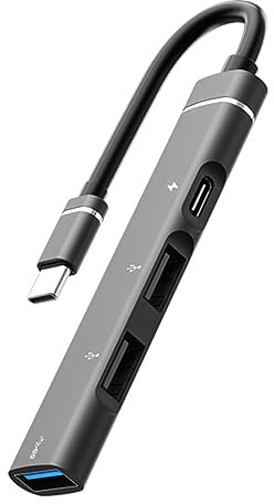 4 en 1 Multifuncional USB C Hub Tipo - Adaptador Convertidor Tipo - A PD USB 2.0 USB3.0 Extensor de carga OTG Gadget